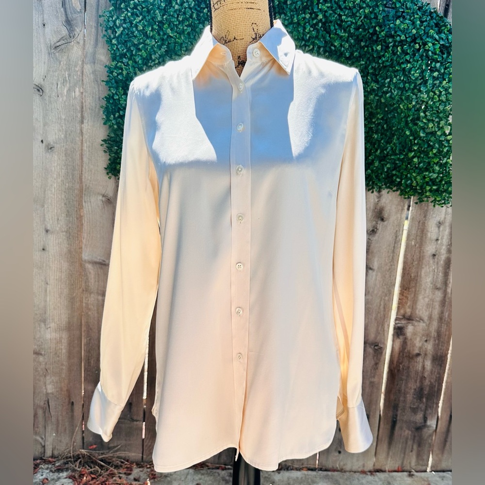 Lovely DKNY Silk Women's Cream Blouse - Bundle 2 for 20% off